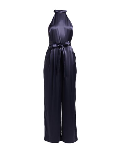 Woman Jumpsuit Navy Size 6 Triacetate, Polyester