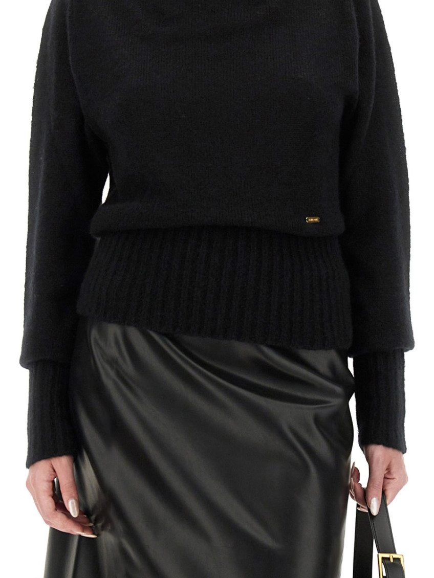 Boat-Neck Sweater