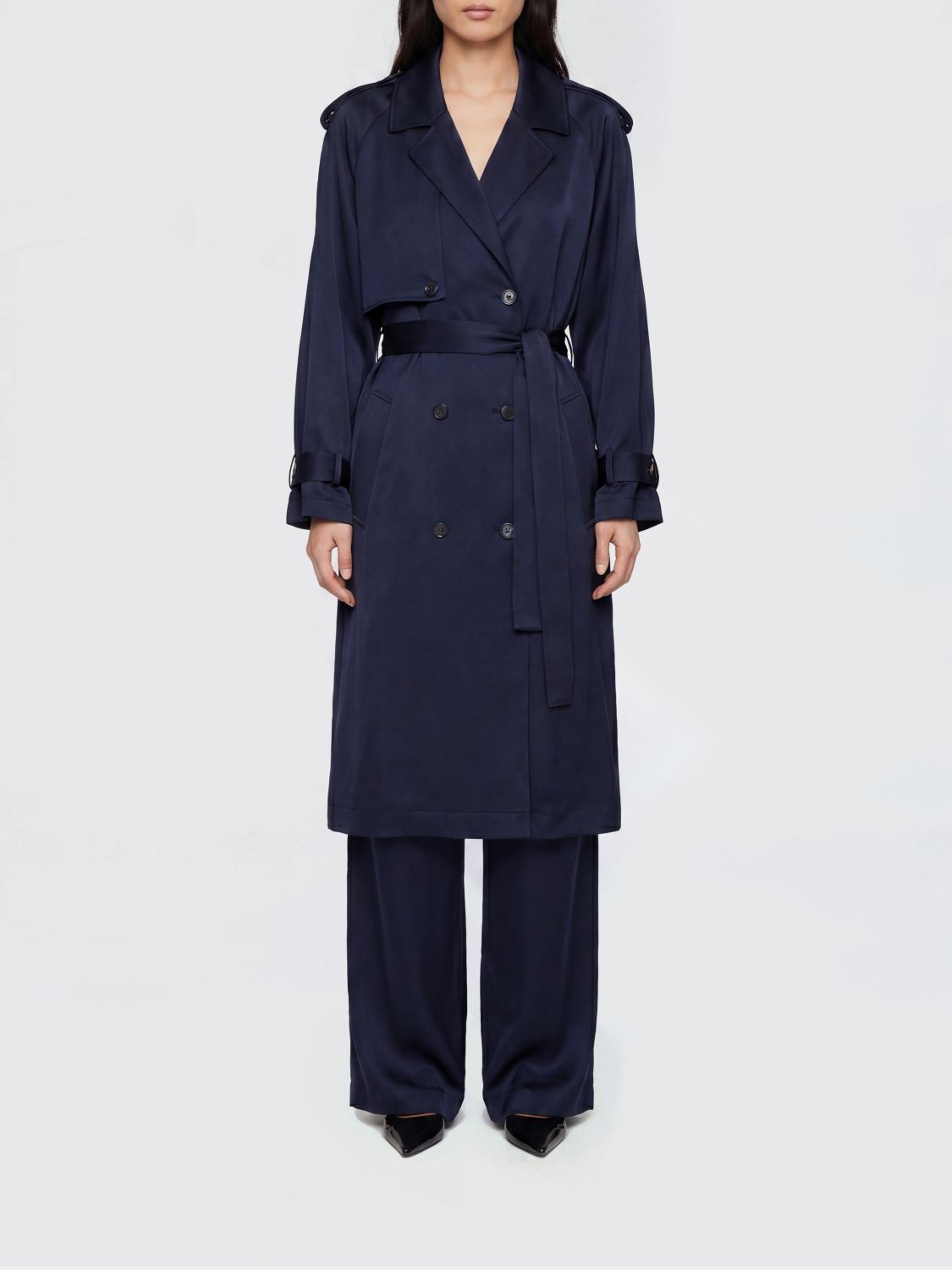Coat Woman color Navy