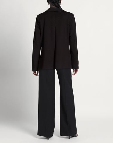 Woman Blazer Black Size 14 Viscose, Nylon, Synthetic fibers