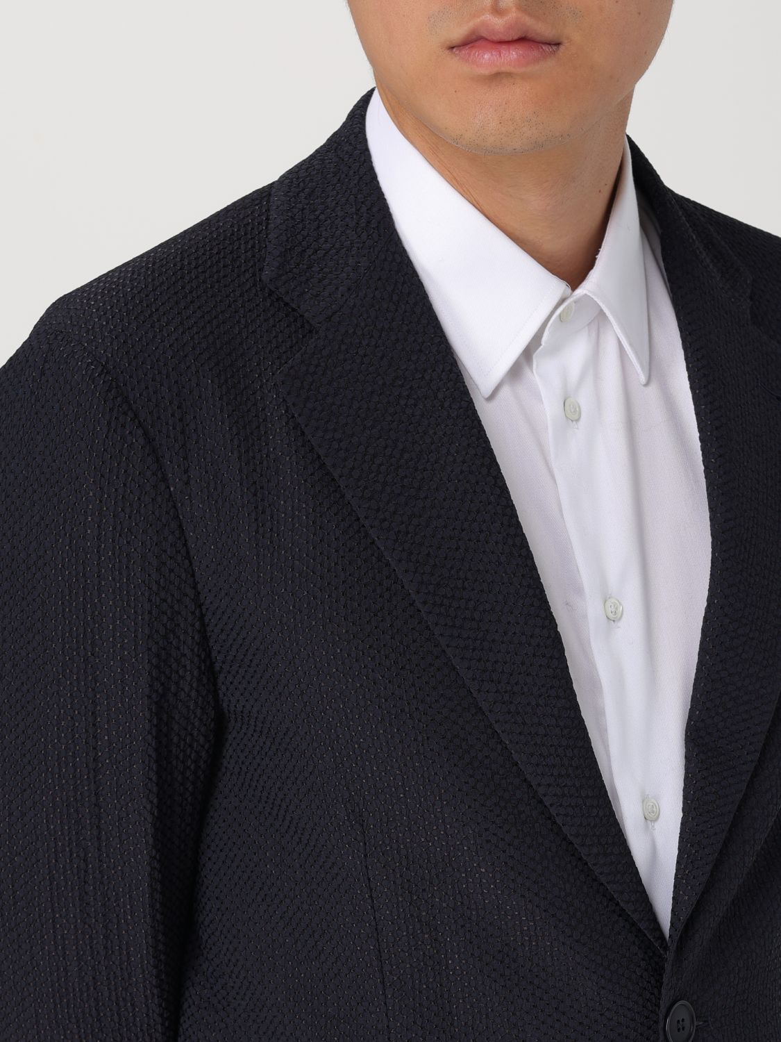 Blazer Men color Blue