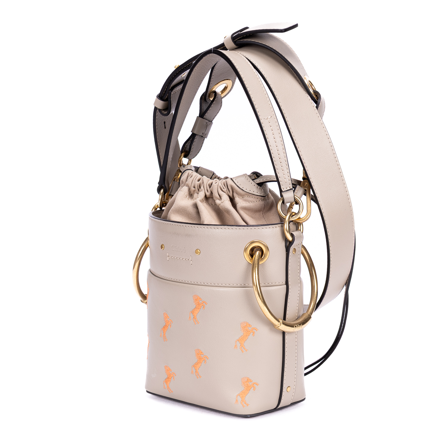 Chloe Pre-owned Womens Roy Bucket Shoulder Bag - Grey - One