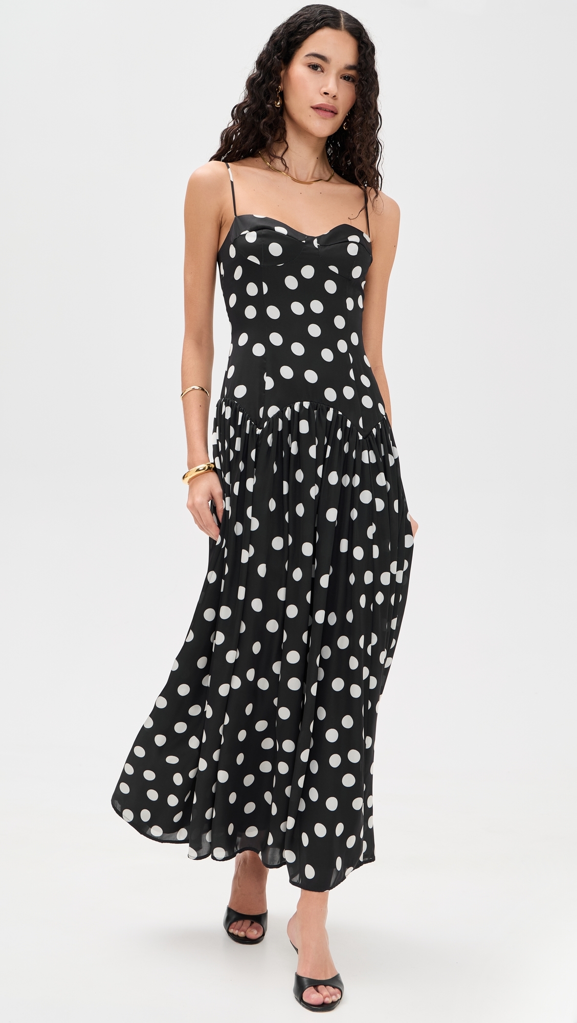 O. p.t Auden Dress Black Polka Dot
