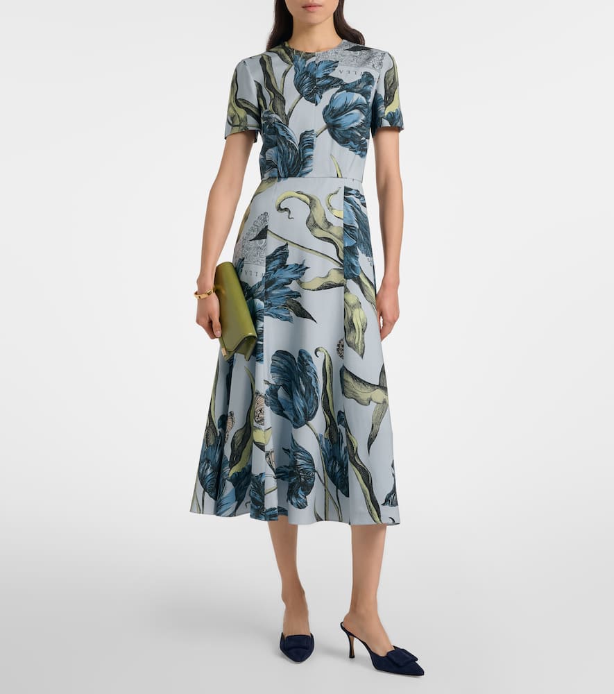 Floral midi dress