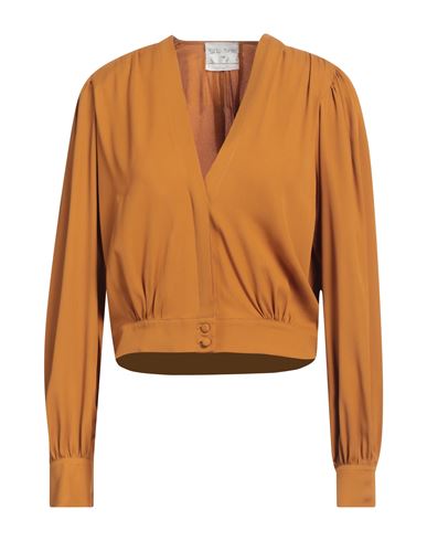 Forte_forte Woman Shirt Marigold Size 2 Acetate, Silk