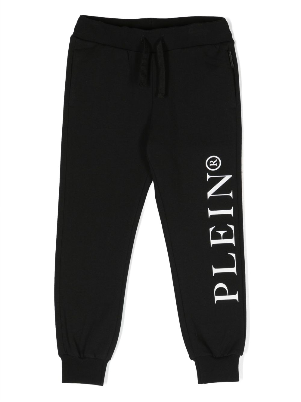 Logo-print drawstring track pants - Black