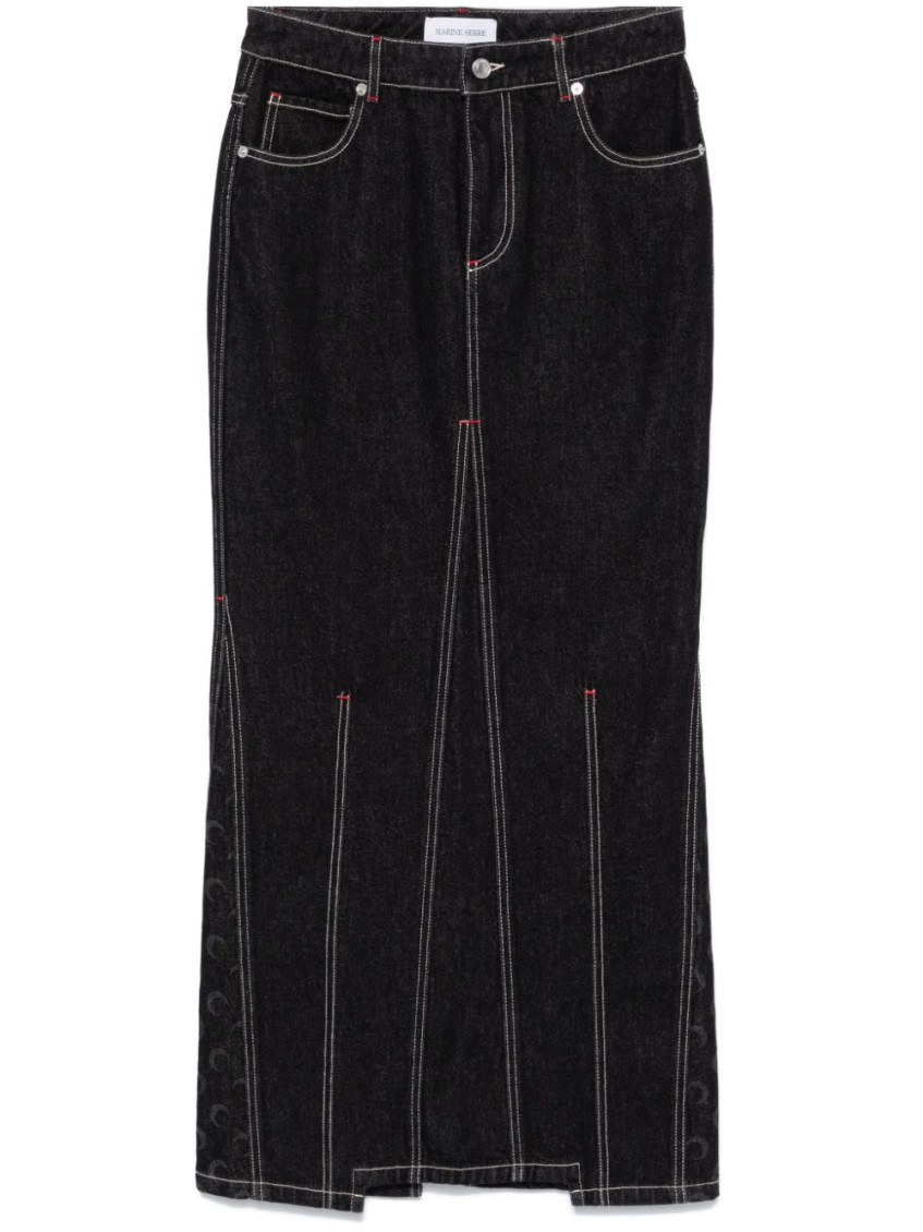 Moon Denim Long Skirt