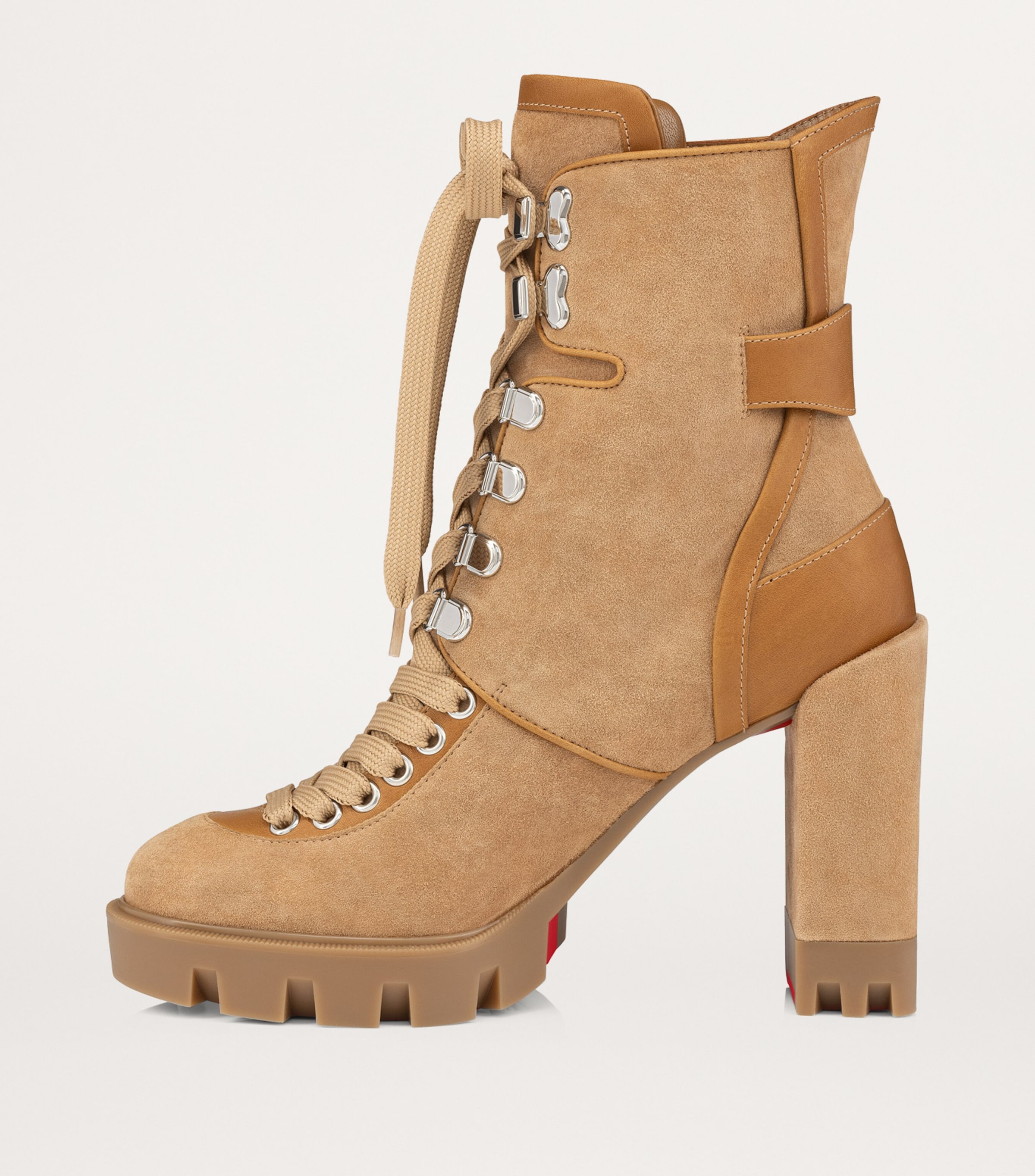 Macademia Suede Lace-Up Boots 100