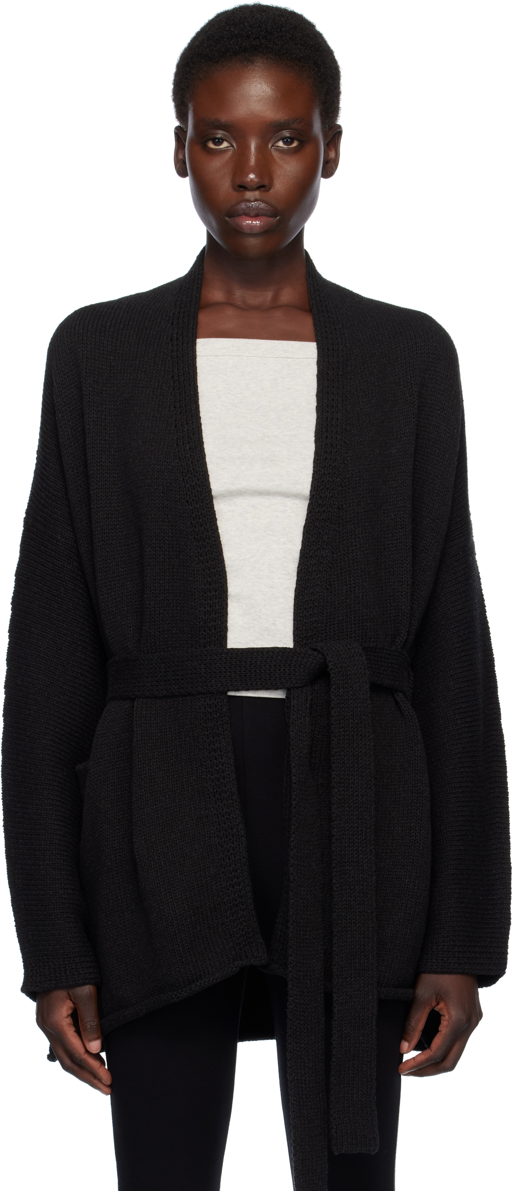 Lauren Manoogian Black Coto Cardigan