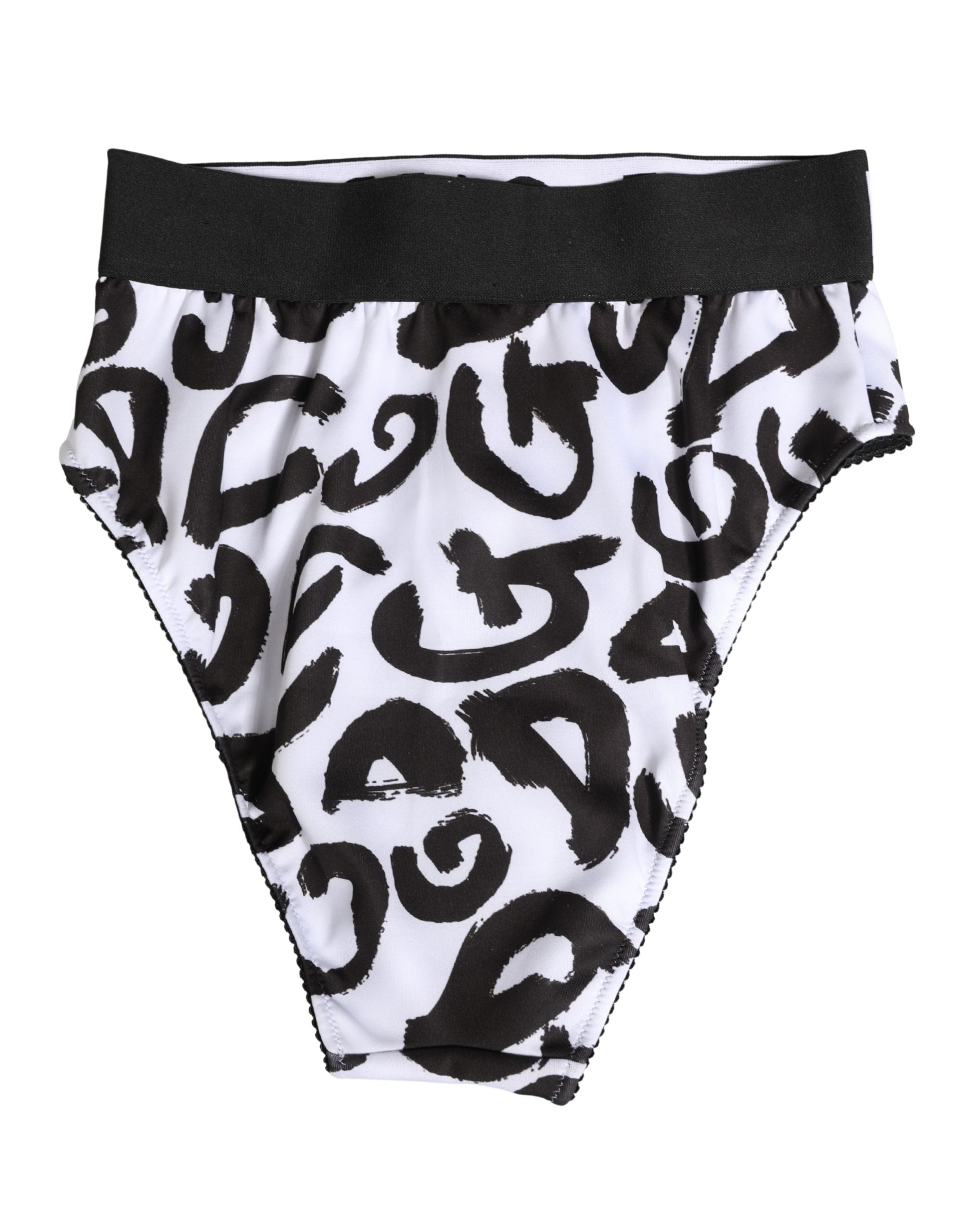 Logo-Print High Brief Brief — Black