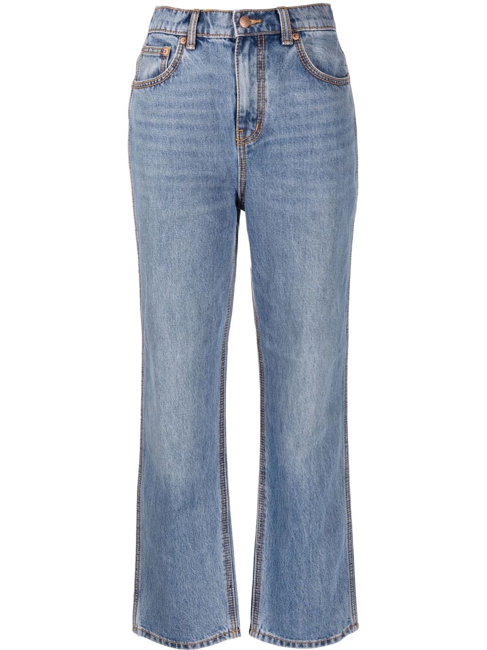 Straight-leg denim jeans - Blue