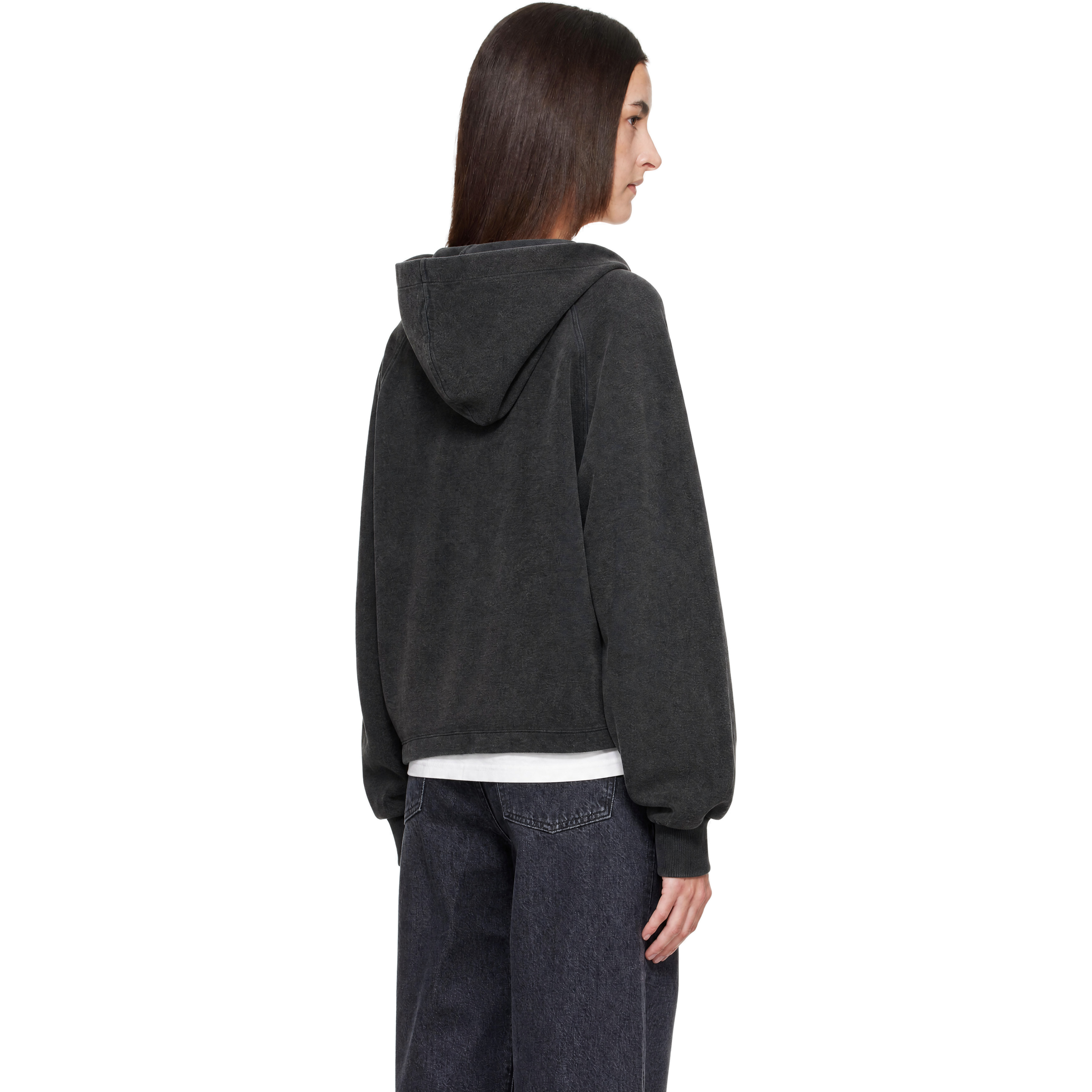 Gray Heart Hoodie