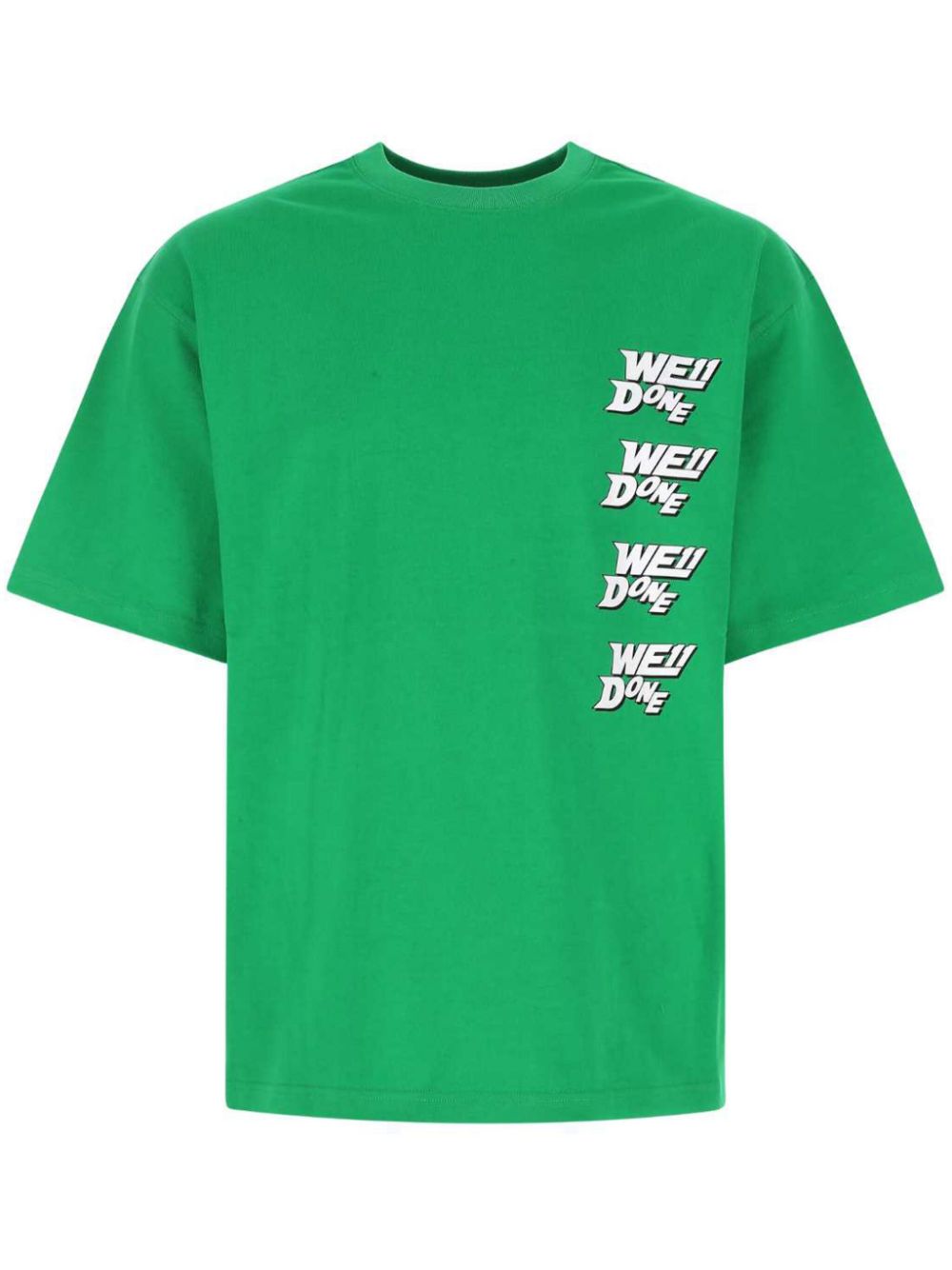 Logo-print cotton T-shirt - Green