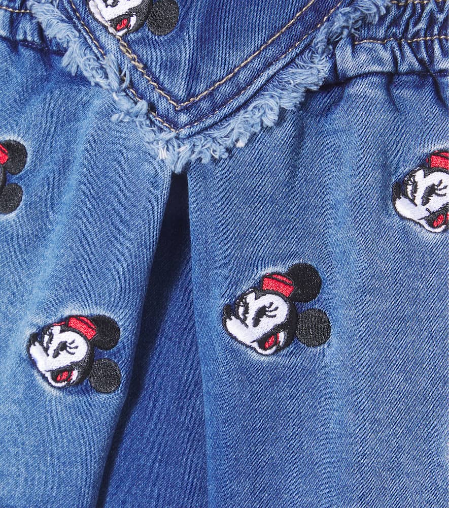 X Disney Baby embroidered denim skirt