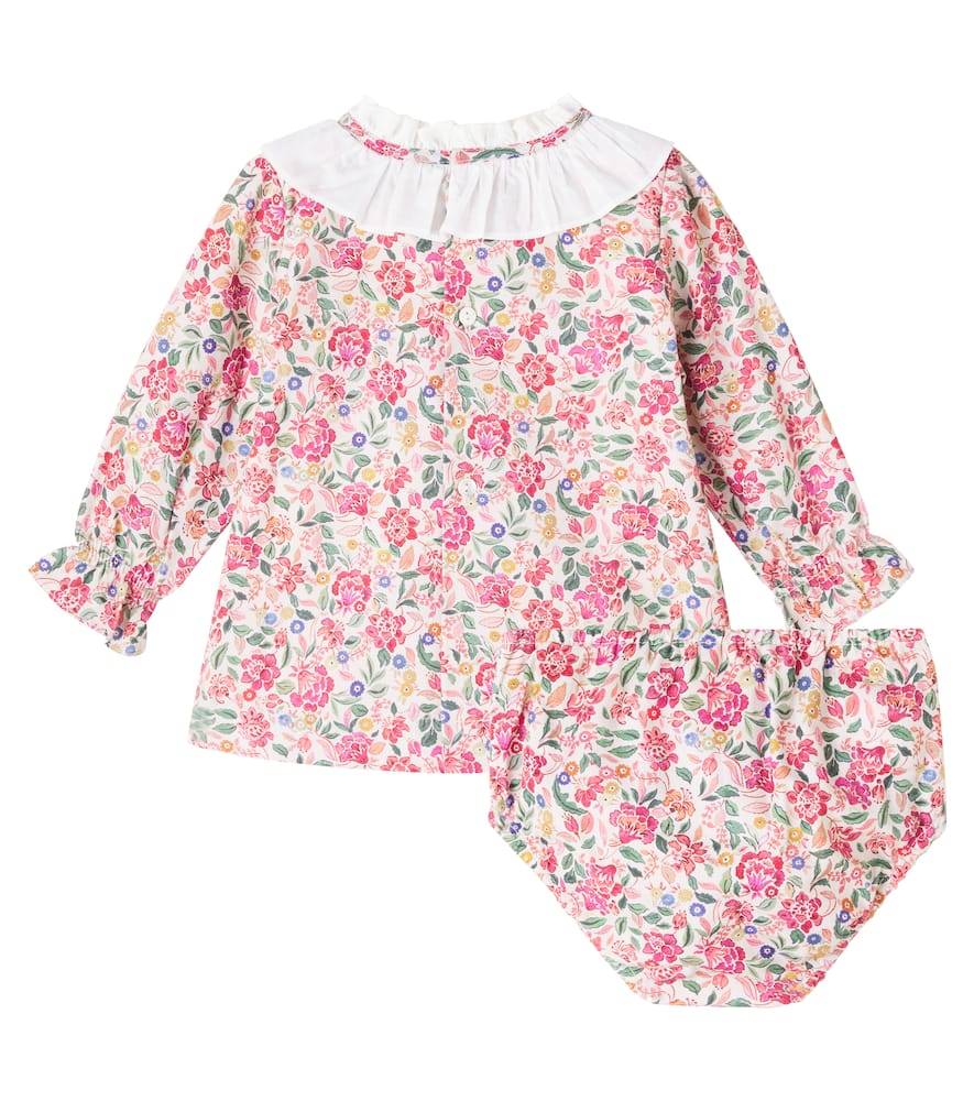 Baby Odisea floral dress and bloomers set