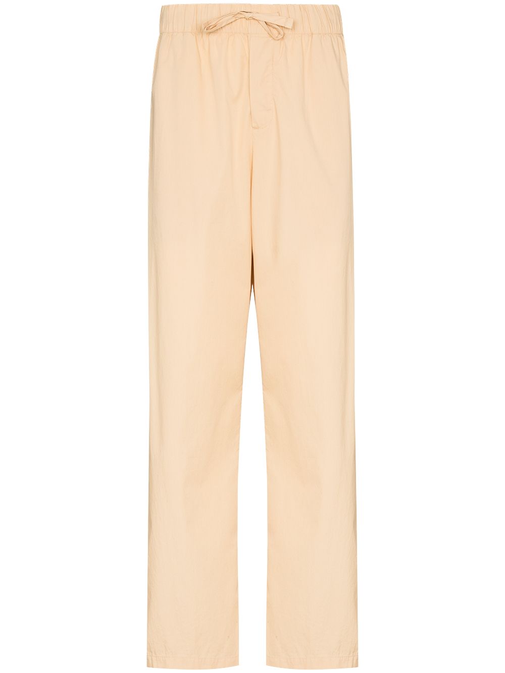 Drawstring poplin pajama bottoms - Neutrals