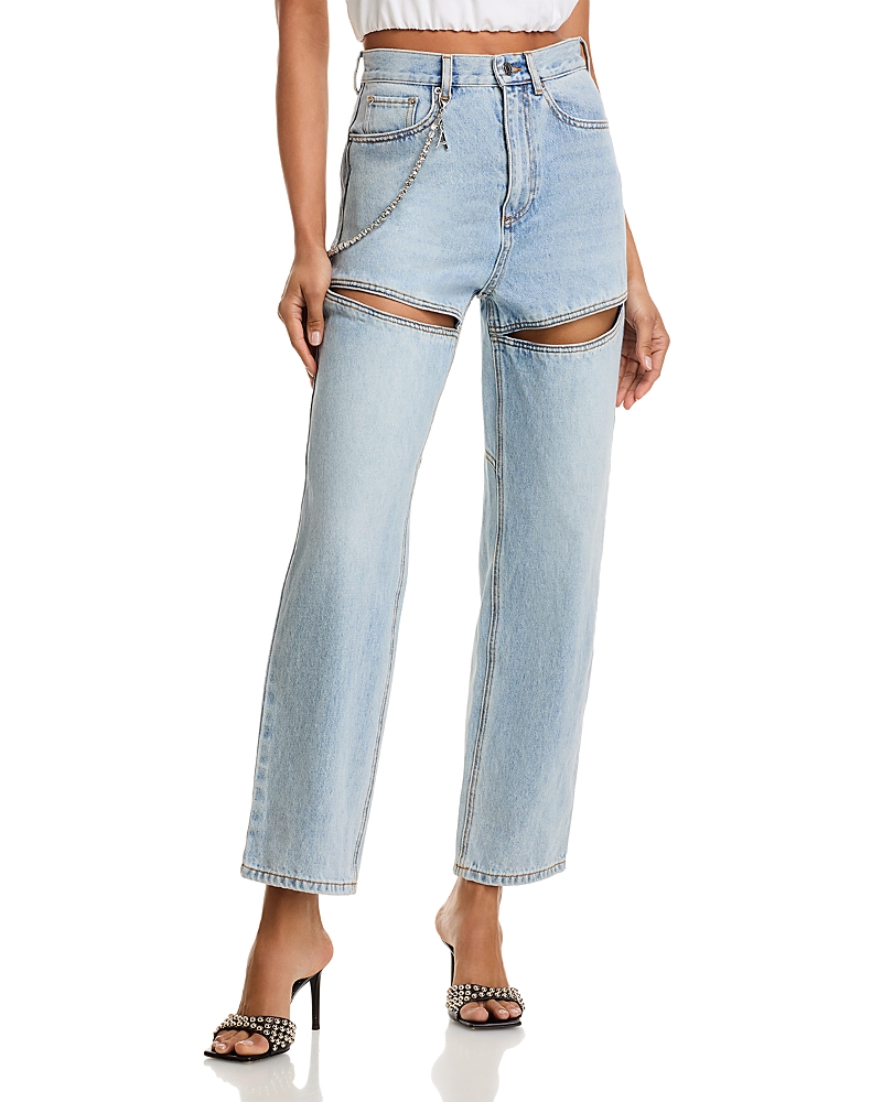 Slit jeans - Blue