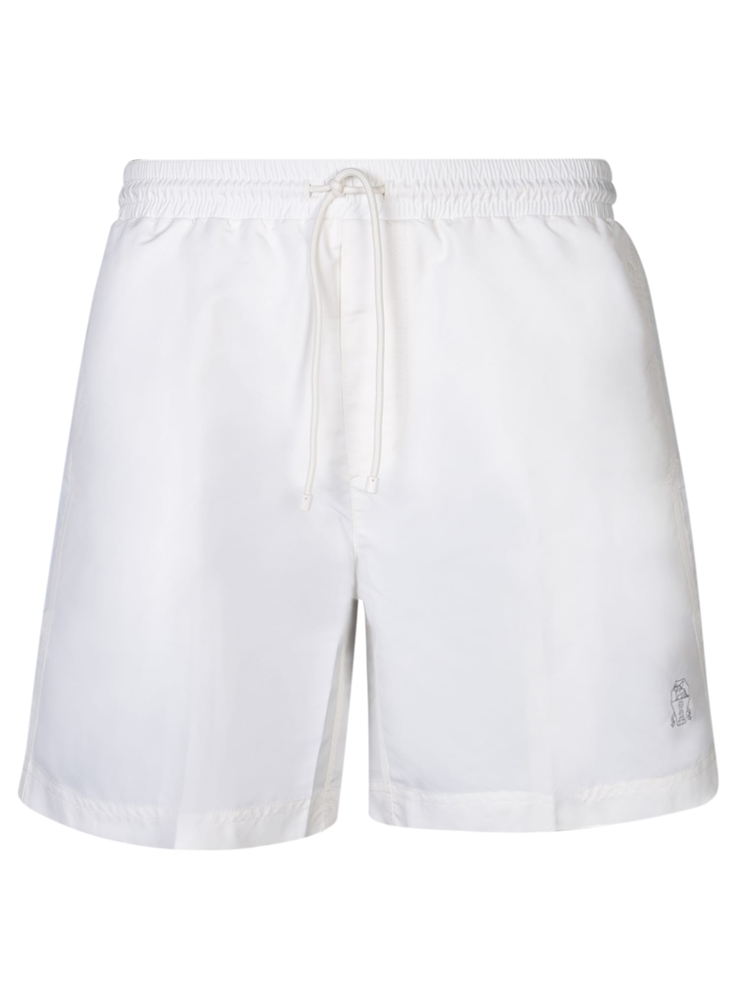 Logo Micro White Swimsuit