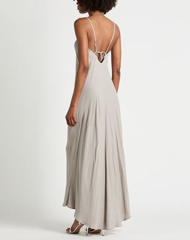 Woman Maxi dress Taupe Size 6 Cupro