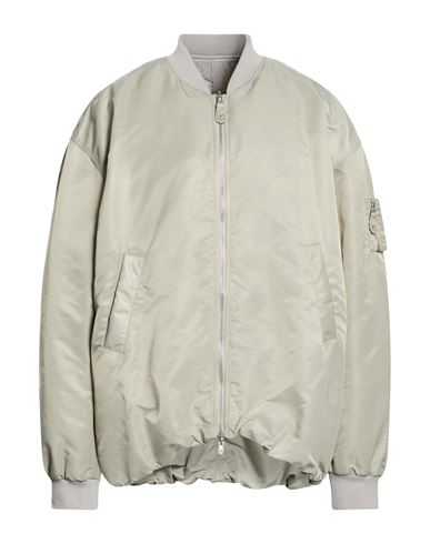 Man Jacket Light grey Size L Nylon
