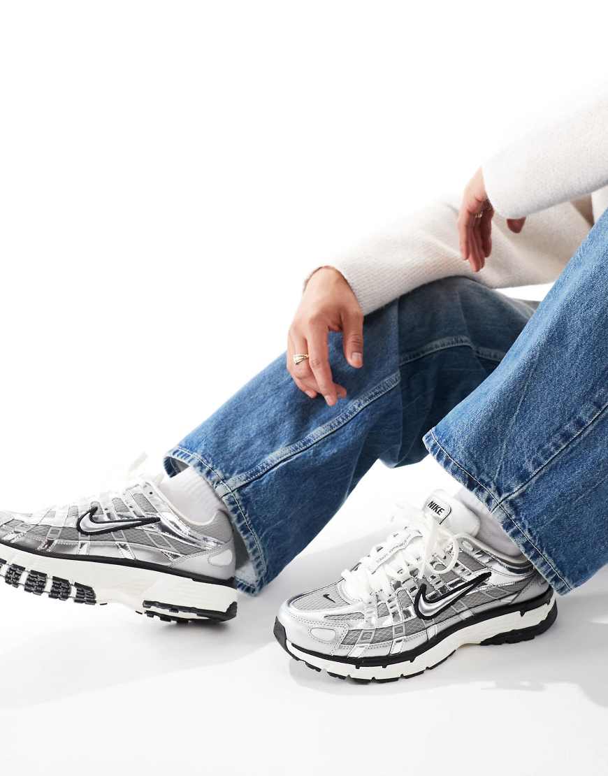P-6000 sneakers in silver