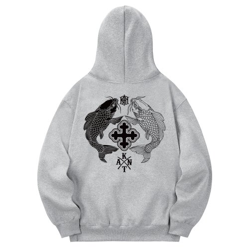KHG0107 Dragon Pattern Hoodie