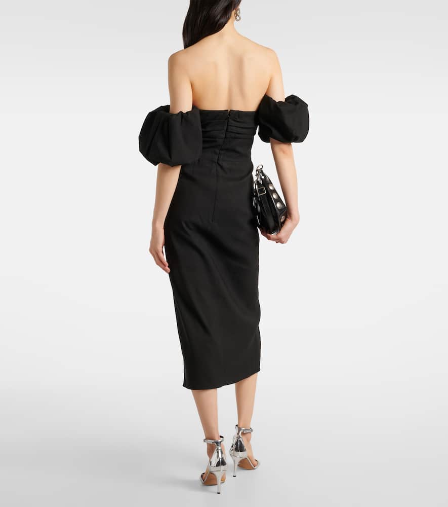 Darlena off-shoulder midi dress