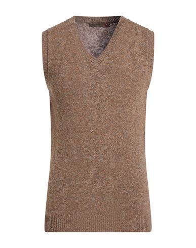Man Sweater Light brown Size L Virgin Wool