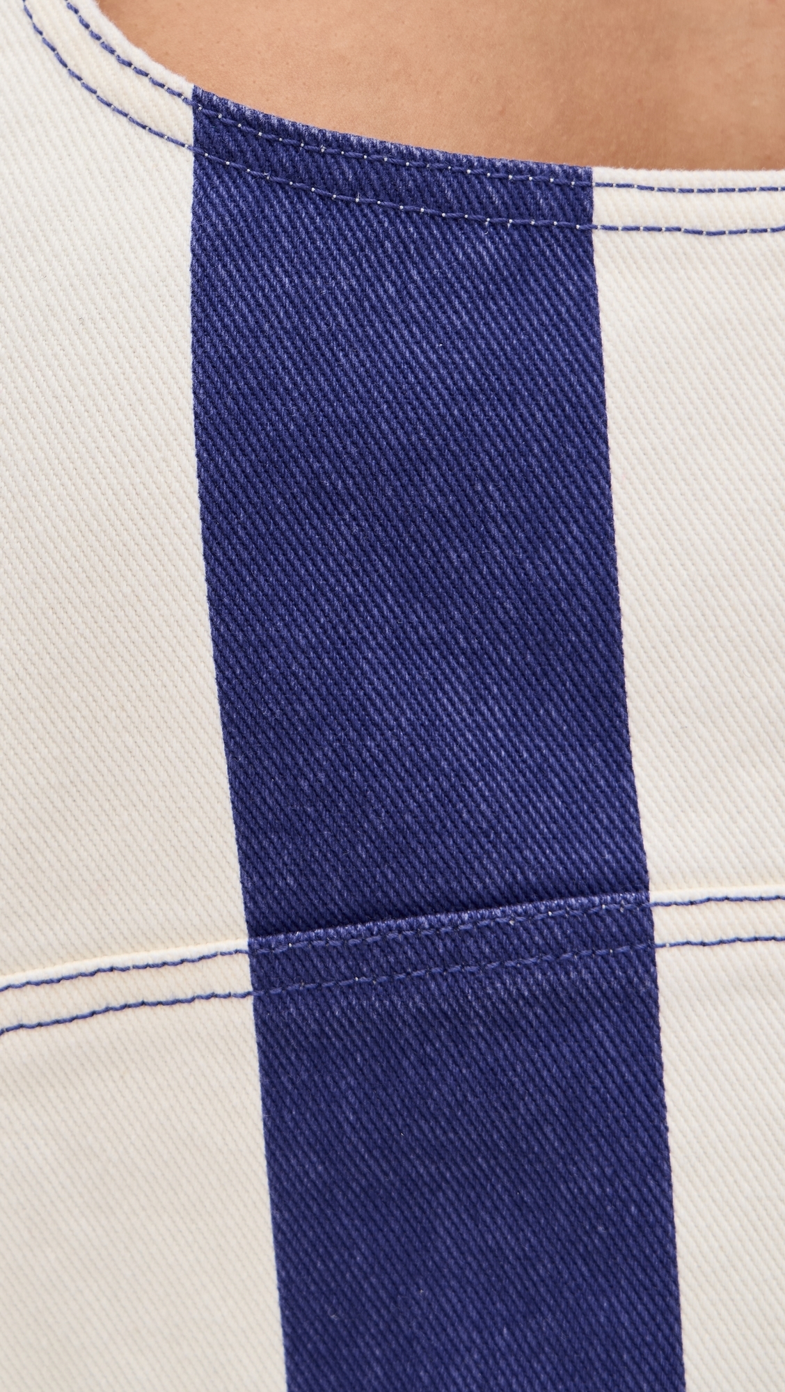 SIMONMILLER Sahara Striped Denim Dress Ink/Ecru Stripe
