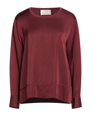 Woman Top Burgundy Size S Viscose