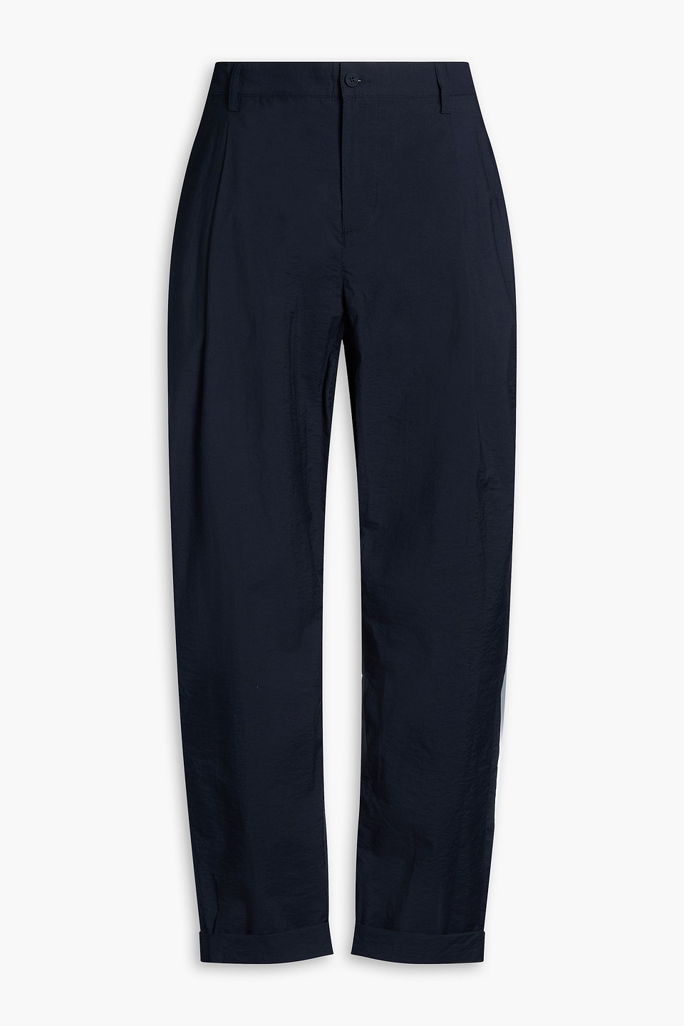 Dunmore pleated cotton-blend pants - Blue - 30