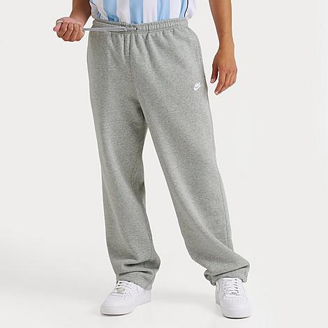 Men's Sportswear Club Fleece Bungee Jogger Pants in Dark Grey Heather/Light Smoke Grey/White