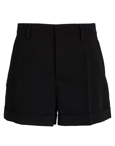 Woman Shorts & Bermuda Shorts Black Size 2 Polyester, Elastane