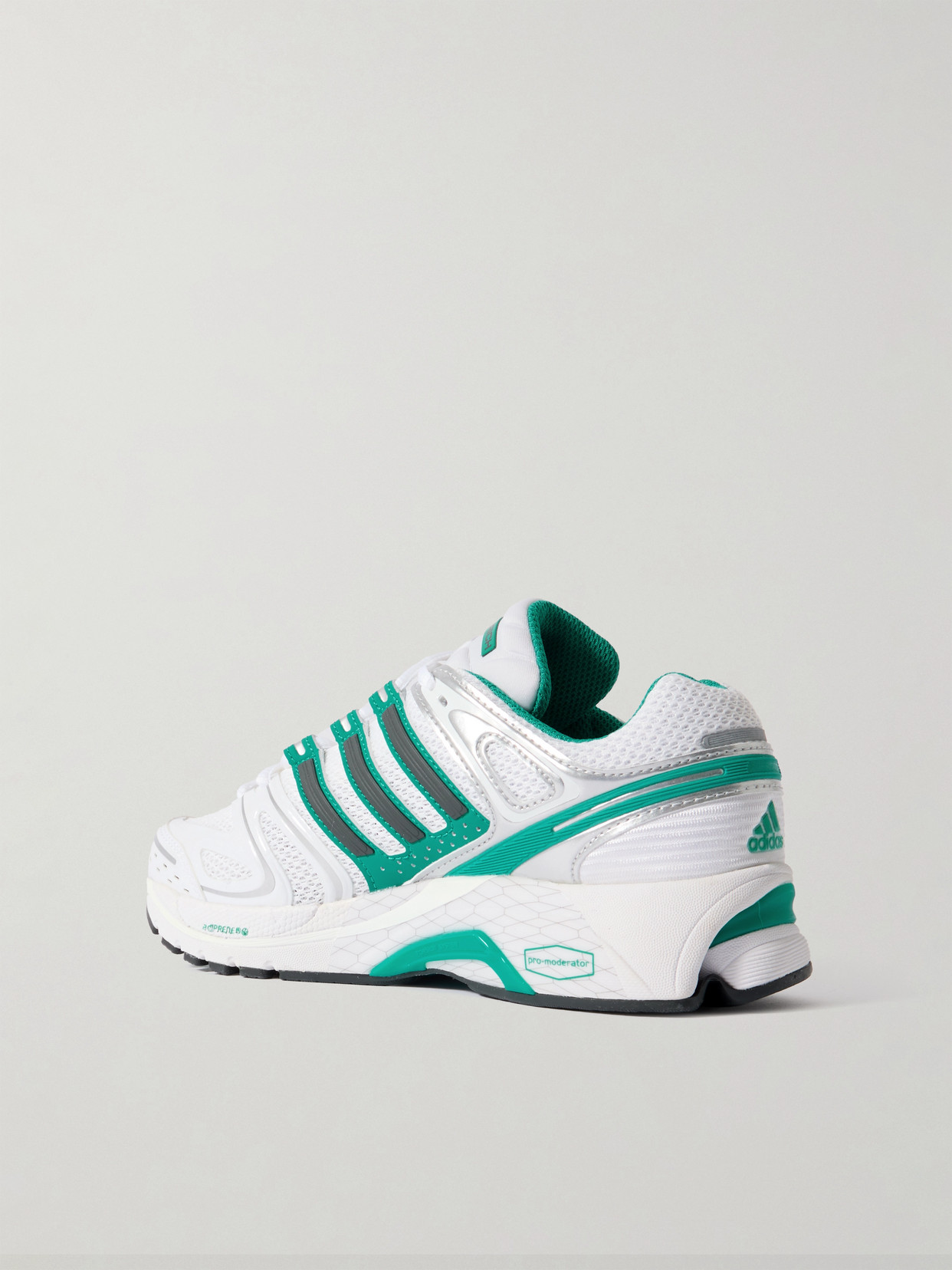 + Sporty & Rich Adistar Control 5 Rubber-trimmed Mesh Sneakers - Off-white