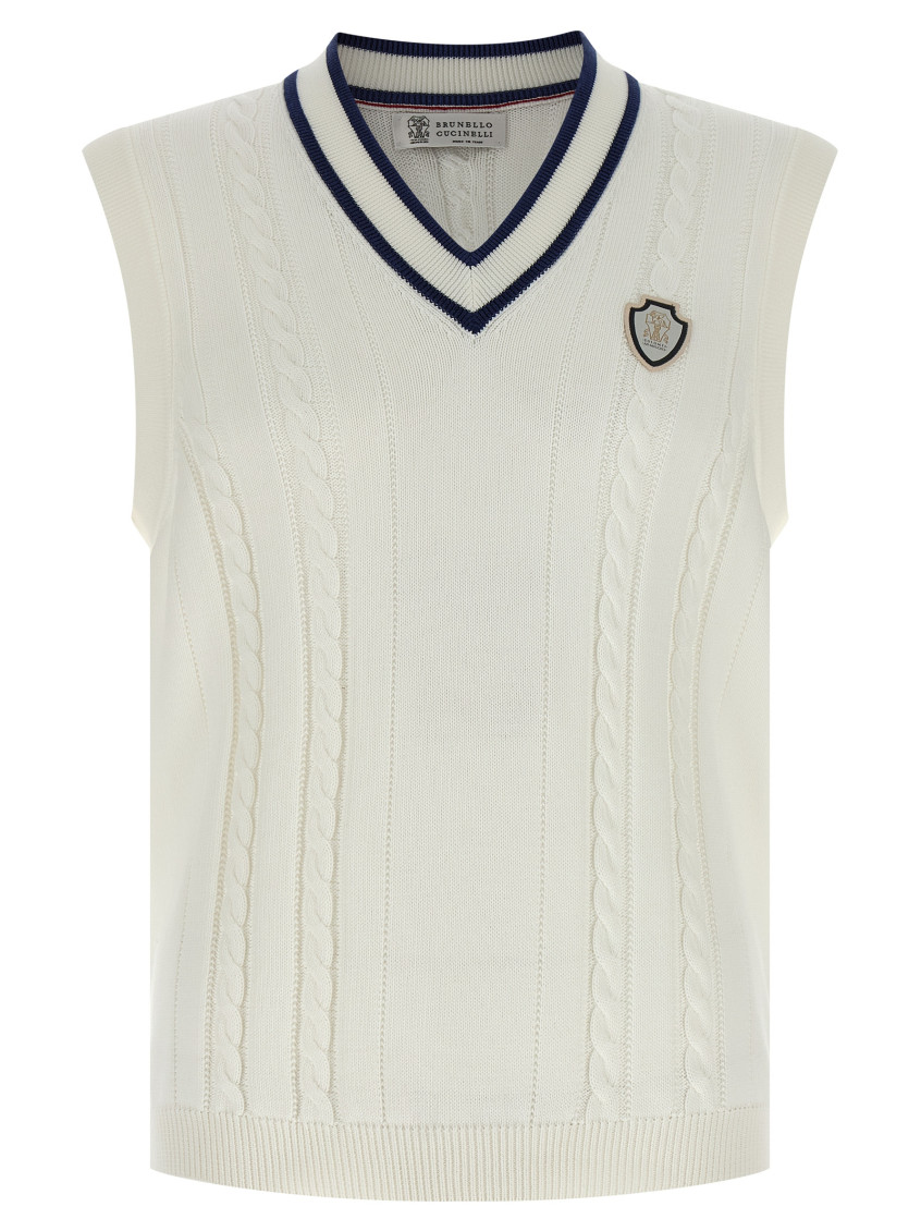Cotton Braided Vest