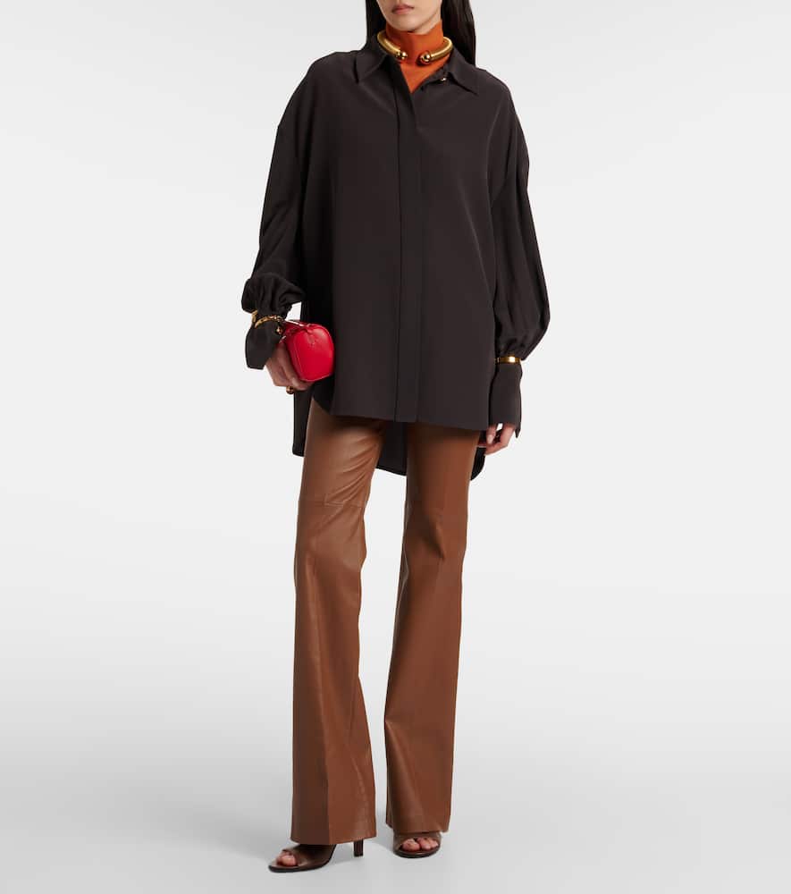 Camilia satin twill shirt