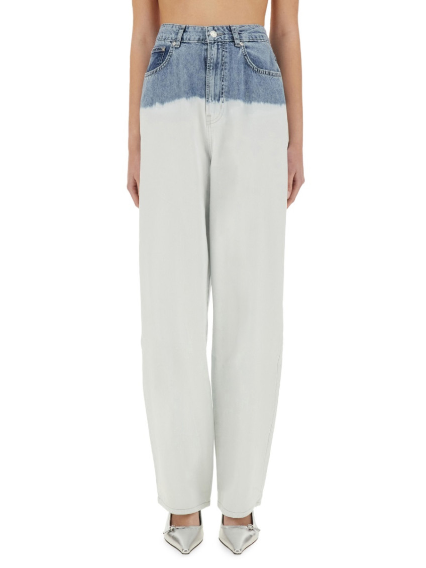 White Loose High Rise Jeans