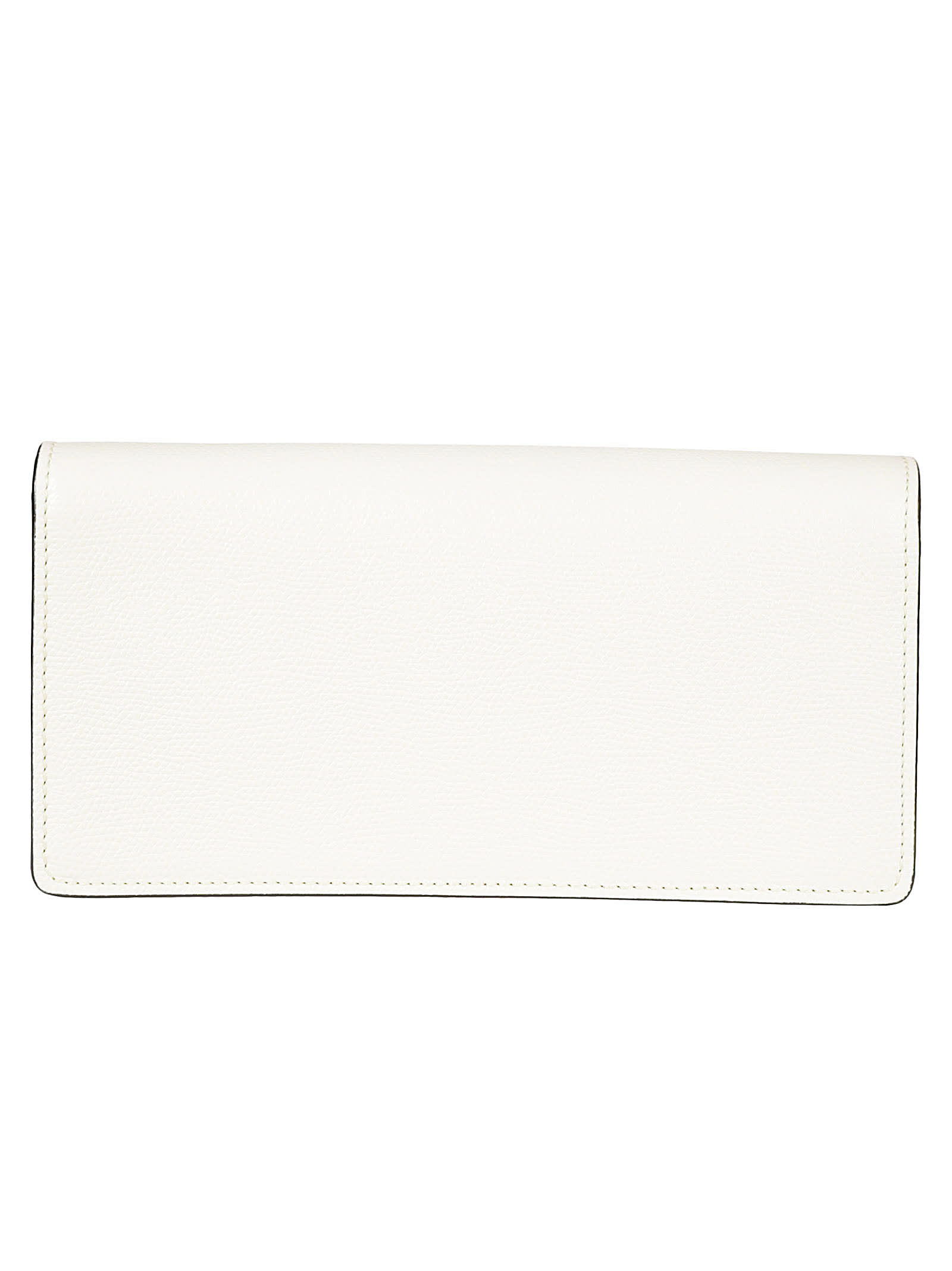 Iside leather clutch bag - Neutrals
