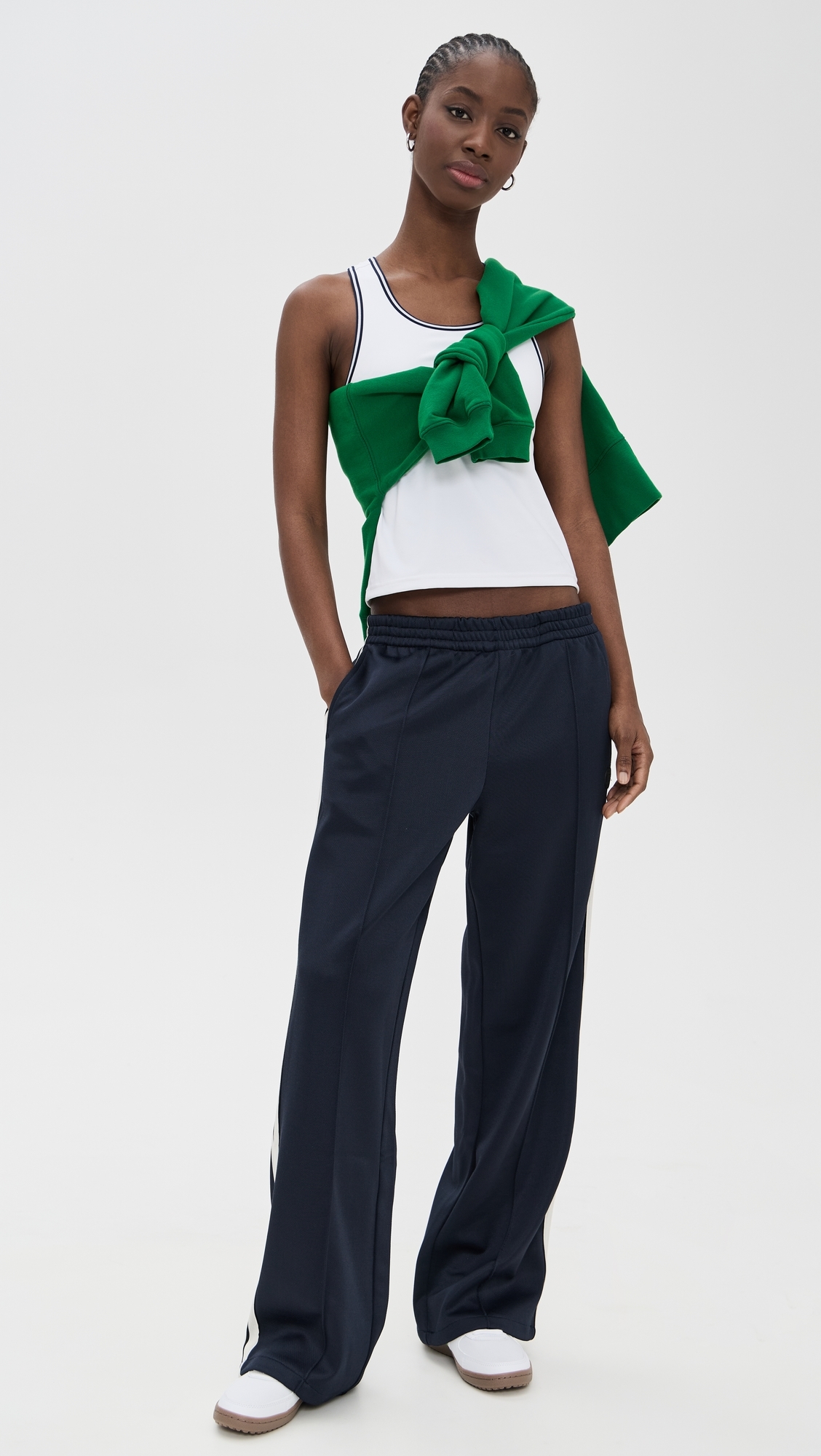 P. E NATION Tricot Track Pants Dark Navy