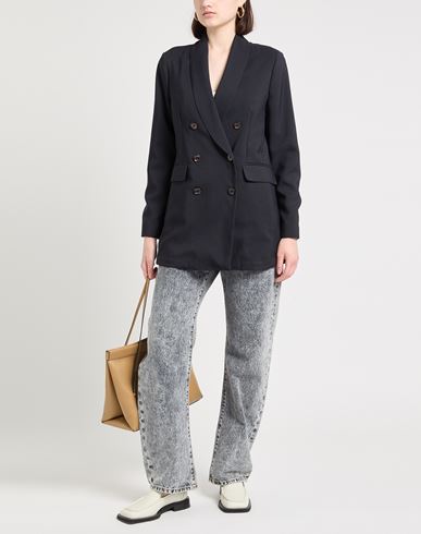 Moorer Woman Blazer Midnight blue Size 4 Polyester