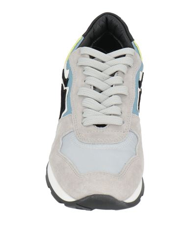 Woman Sneakers Light grey Size 5 Soft Leather, Textile fibers