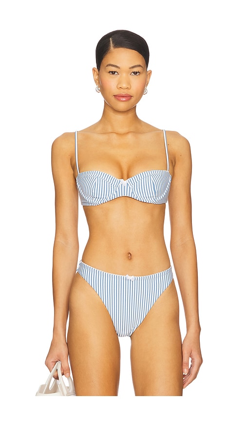 Tularosa Lottie Top in Blue. -  L also in