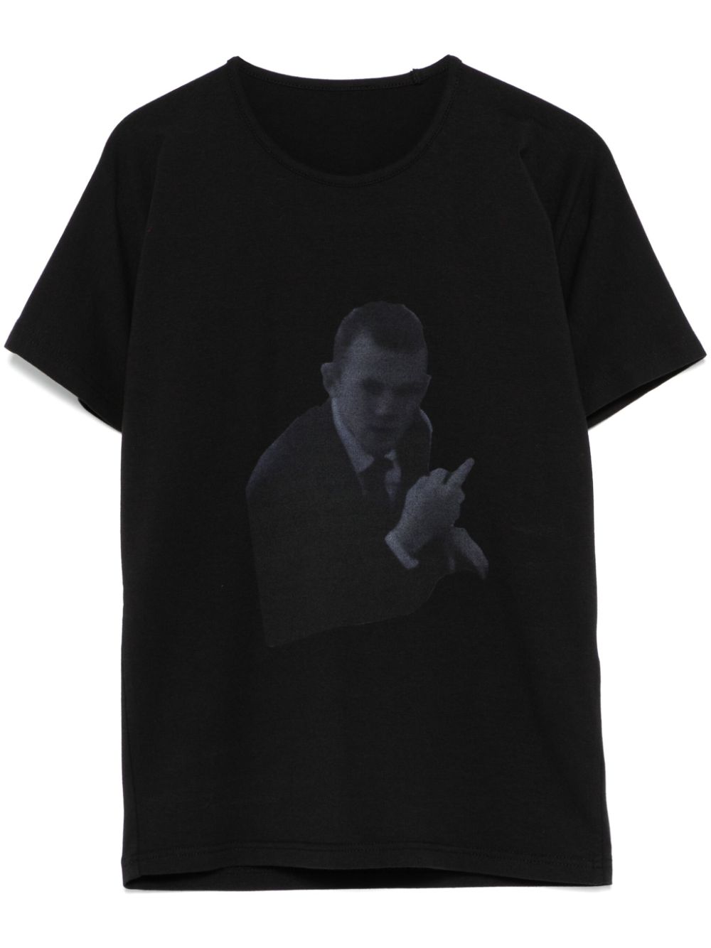 Face-print T-shirt - Black