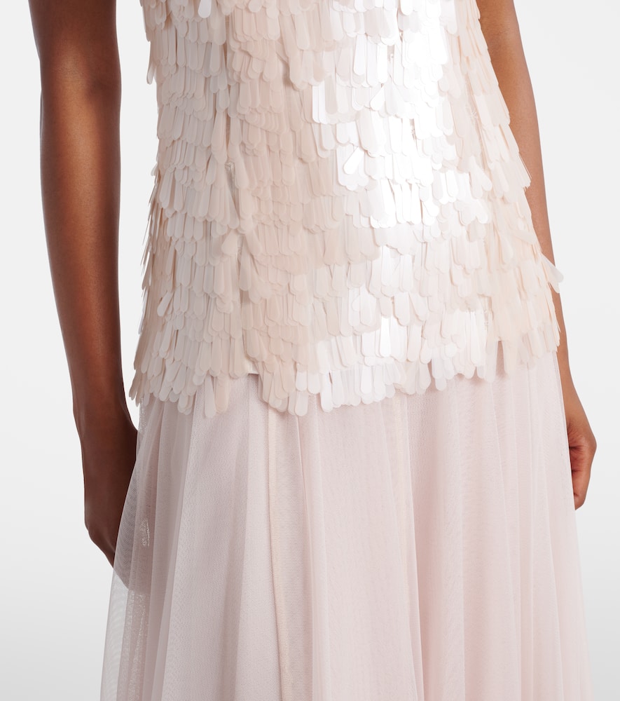 Maxine sequined maxi dress