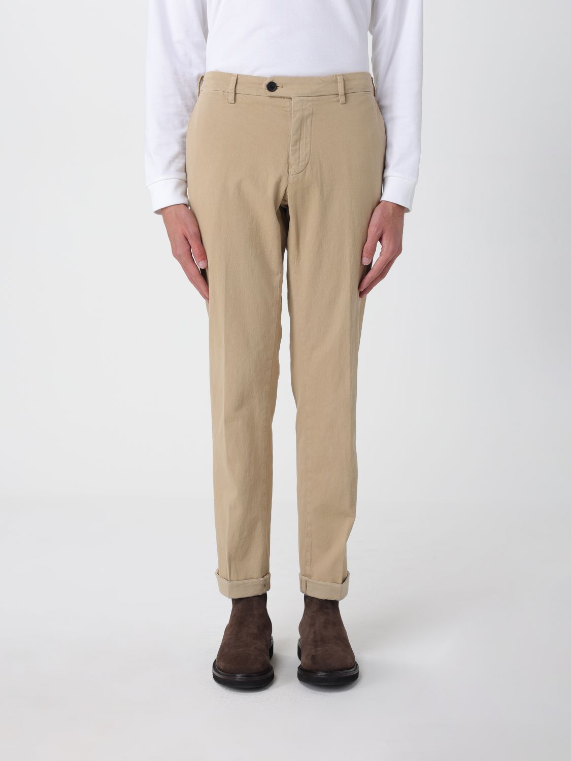 Pants Men color Beige