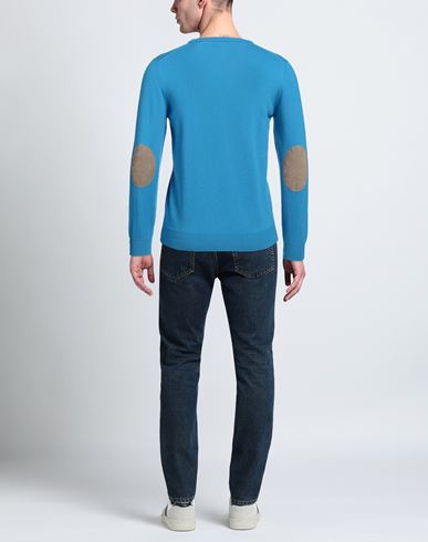 Man Sweater Azure Size 38 Wool