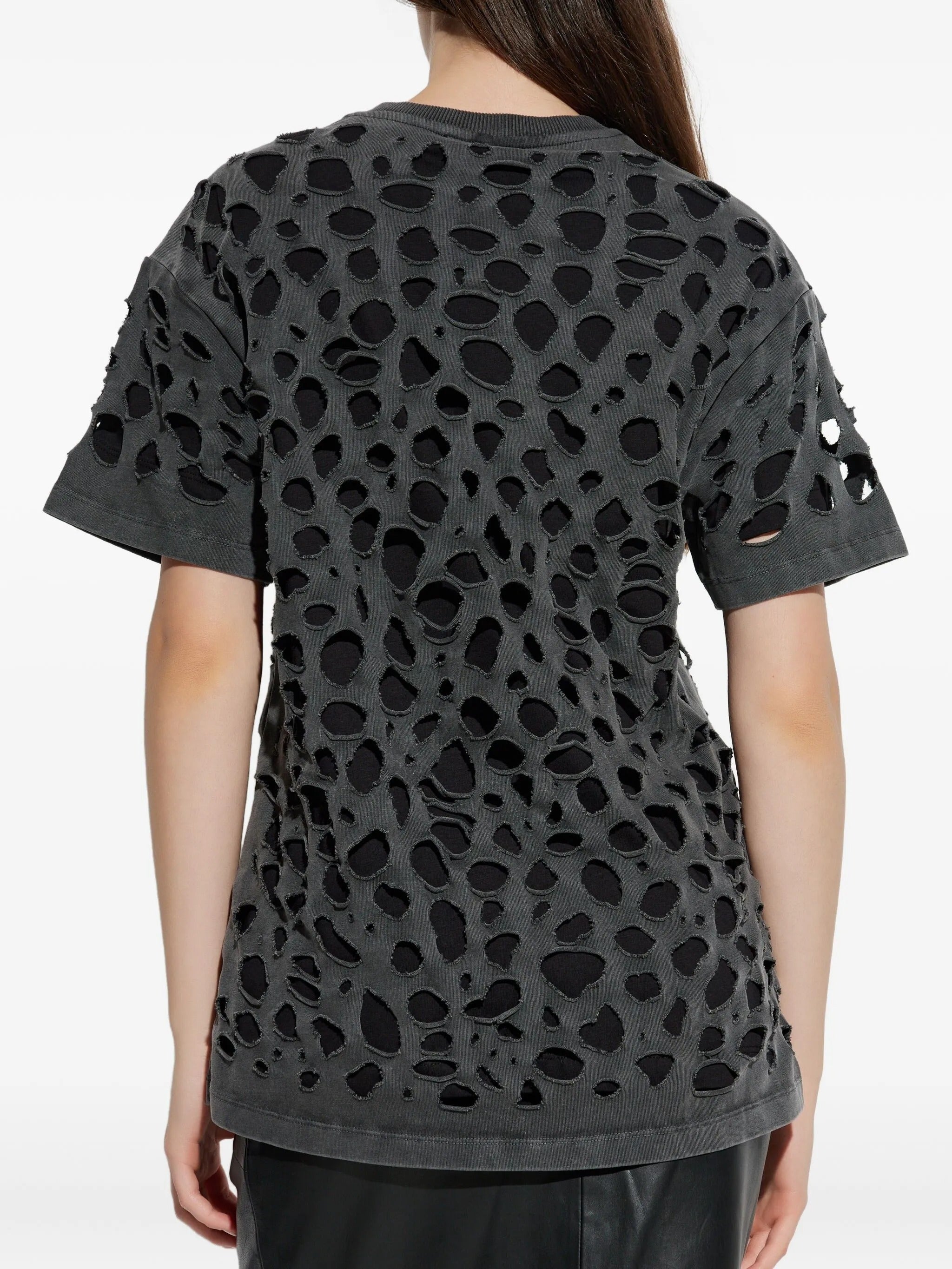 Avavav T Shirt Distressed Black