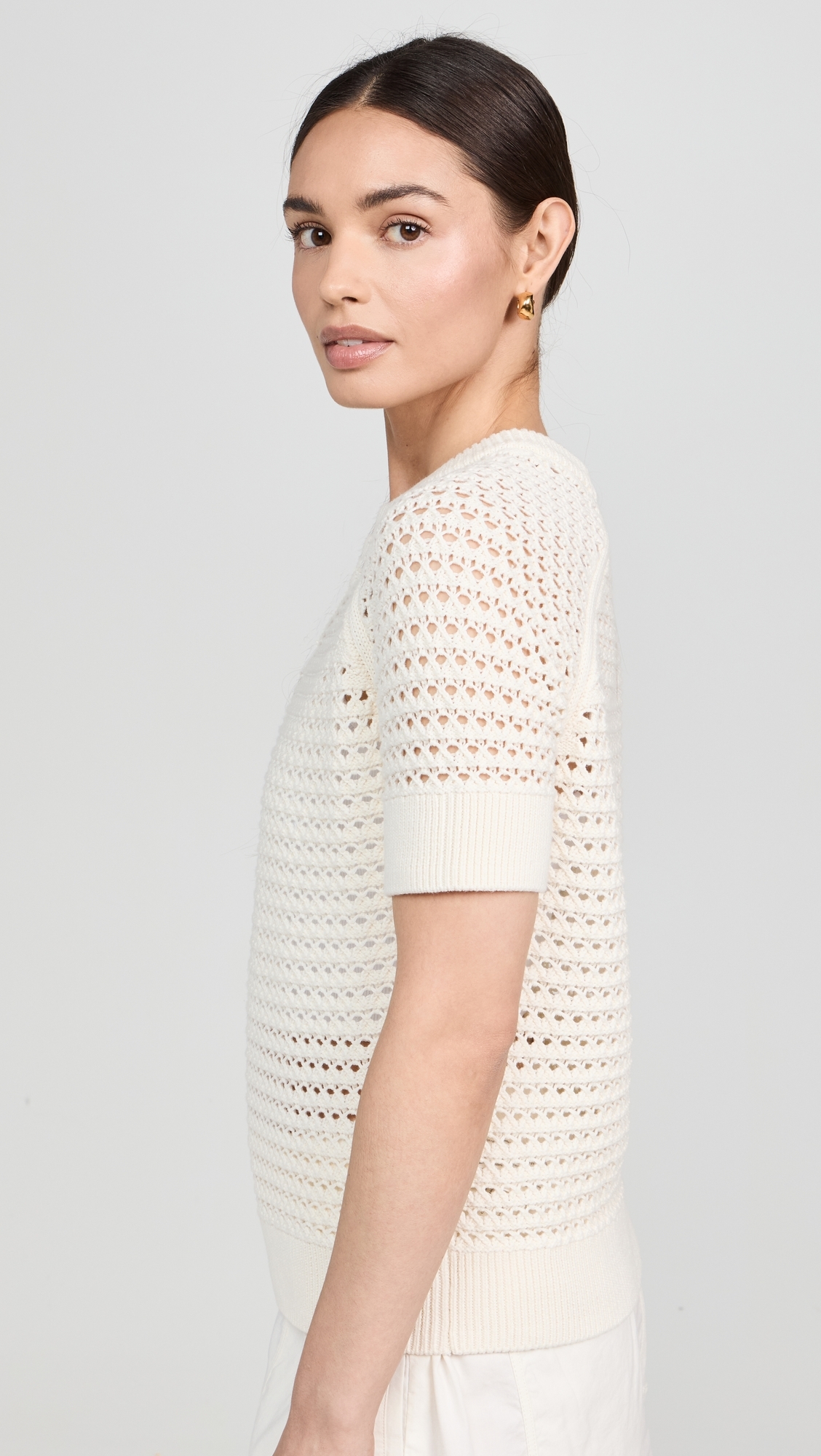 Alva Knit Tee Egret
