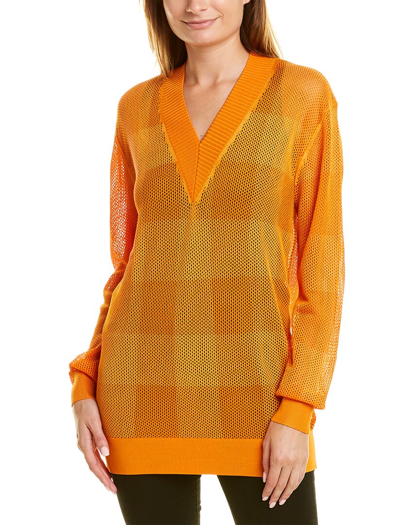 Check Mesh Sweater