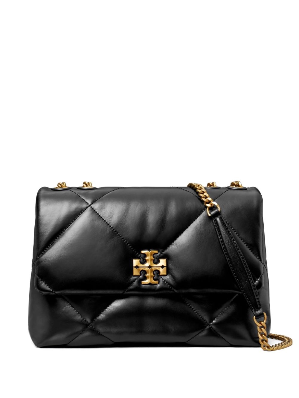 Kira quilted shoulder bag - Black
